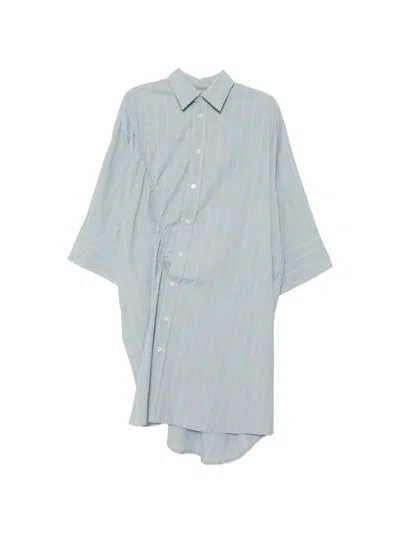 Marina Yee Twister Striped Shirt In Blue