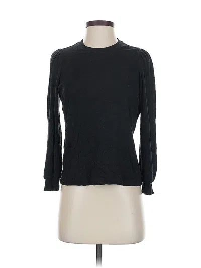 Pre-owned Marine Layer 3/4 Sleeve T-shirt In Black