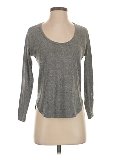 Pre-owned Marine Layer 3/4 Sleeve T-shirt In Gray