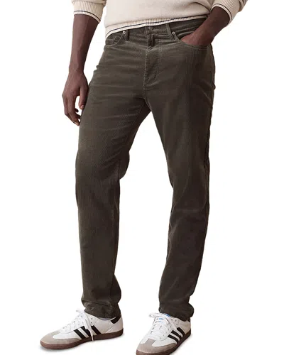Marine Layer 5 Pocket Cotton Stretch Corduroy Pants In Brown