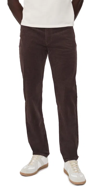 Marine Layer 5 Pocket Flex Terry Corduroy Slim Straight Pants 32 Dark Brown