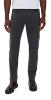 Marine Layer 5 Pocket Stretch Terry Pants - Slim Straight Faded Navy In Black