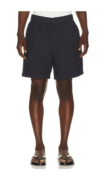 Marine Layer 7 Saturday Hemp Chino Short In Blue
