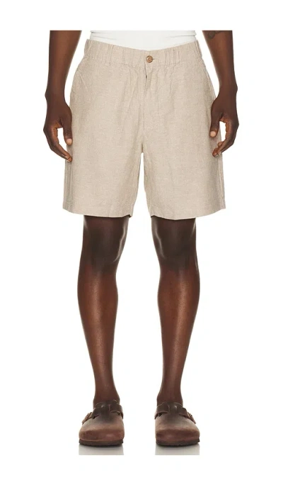 Marine Layer 7 Saturday Hemp Chino Short In Pink
