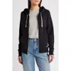 Marine Layer Zip Hoodie In Black