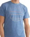 Marine Layer Air Logo Graphic Tee In Cobalt