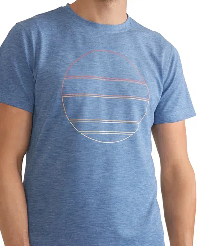 Marine Layer Air Logo Graphic Tee In Cobalt