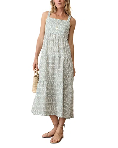Marine Layer Alana Midi Dress In White