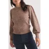 Marine Layer Alma Blouson Sleeve Sweater In Multi