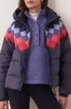 Marine Layer Archive Sierra Hooded Puffer Jacket In India Ink