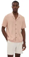 Marine Layer Asher Sweater Resort Shirt Raw Earth