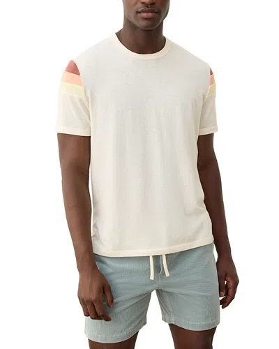 Marine Layer Banks Striped Shoulder Tee