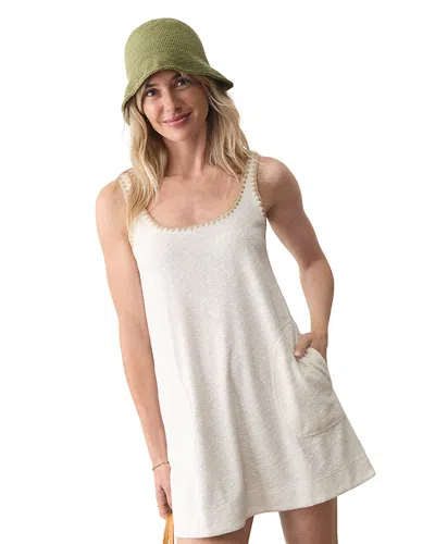 Marine Layer Beach Terry Dress In White