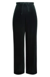 Marine Layer Bella Velvet Drawstring Pants In Green