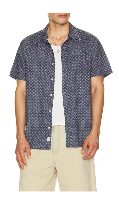 Marine Layer Better Than Linen Shirt In Blue