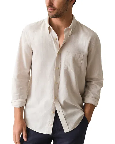 Marine Layer Better Than Linen Shirt In Brown