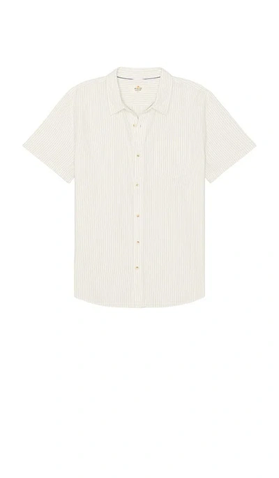 Marine Layer Better Than Linen Shirt In Neutral