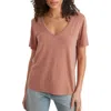 Marine Layer Boyfriend V-neck T-shirt In Aragon