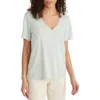 Marine Layer Boyfriend V-neck T-shirt In Birds Egg