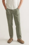 Marine Layer Breyer Relaxed Utility Pants In Vetiver
