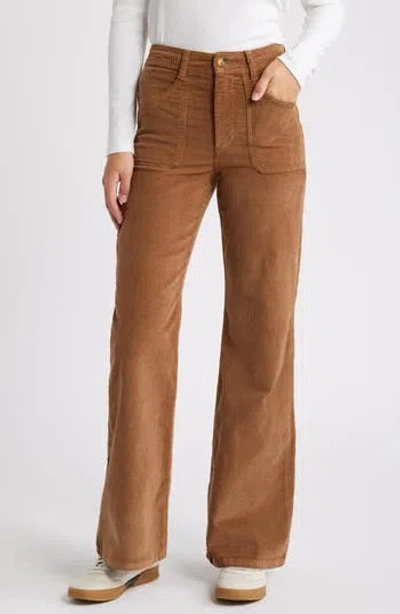 Marine Layer Bridget Flare Stretch Cotton Corduroy Pants