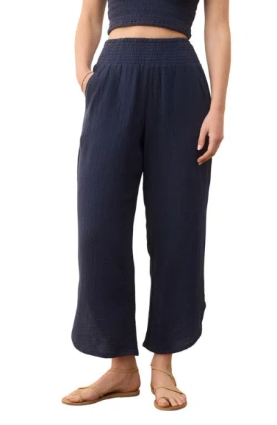 Marine Layer Cali Smocked Waist Double Cloth Pants