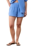 Marine Layer Cali Smocked Waist Double Cloth Shorts