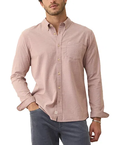 Marine Layer California Button Down Oxford Shirt In Purple