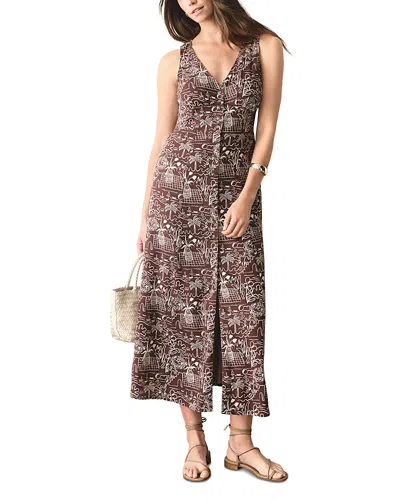 Marine Layer Camila Maxi Dress In Brown