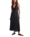Marine Layer Camila Sleeveless Hemp Blend Maxi Dress In India Ink