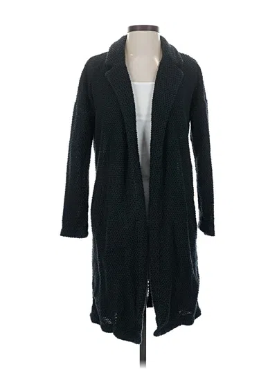 Pre-owned Marine Layer Cardigan Sweater In Black