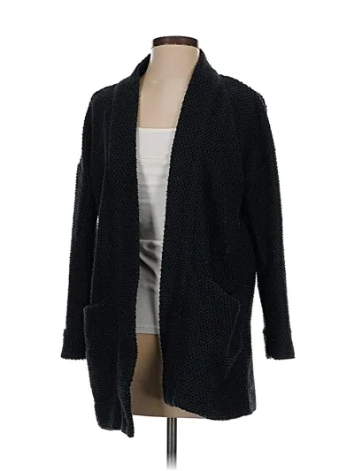 Pre-owned Marine Layer Cardigan Sweater In Black
