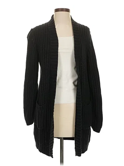 Pre-owned Marine Layer Cardigan Sweater In Black