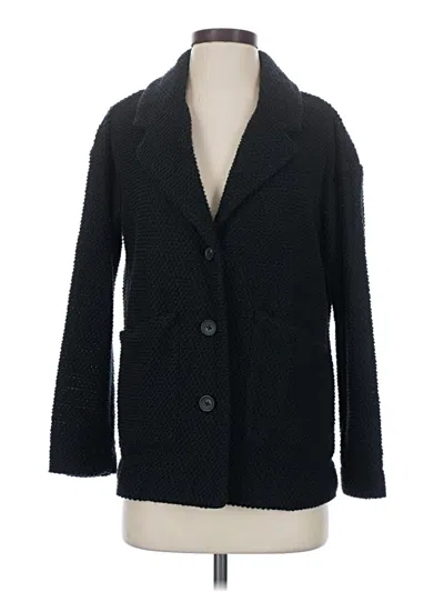 Pre-owned Marine Layer Cardigan Sweater In Black