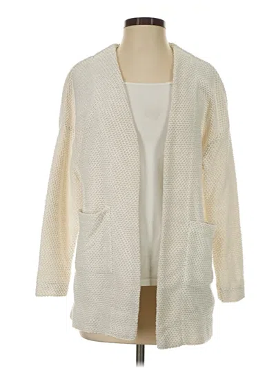 Pre-owned Marine Layer Cardigan Sweater In Ivory