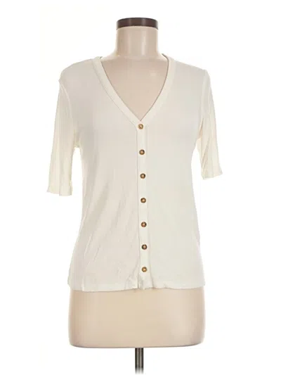 Pre-owned Marine Layer Cardigan Sweater In Ivory