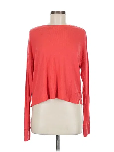 Pre-owned Marine Layer Cardigan Sweater In Red