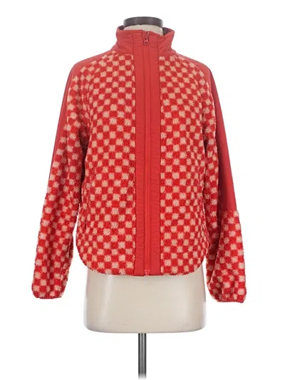Pre-owned Marine Layer Cardigan Sweater In Red