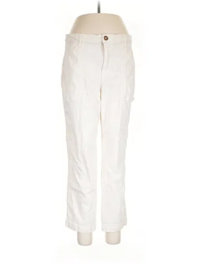 Pre-owned Marine Layer Cargo Pants In Ivory