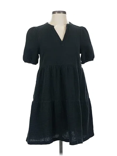 Pre-owned Marine Layer Casual Dress In Black