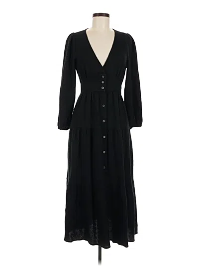 Pre-owned Marine Layer Casual Dress In Black