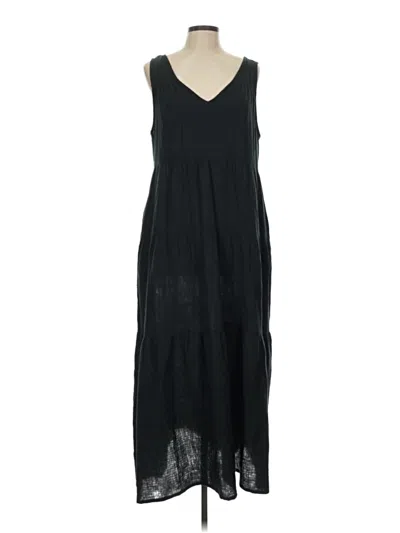 Pre-owned Marine Layer Casual Dress In Black