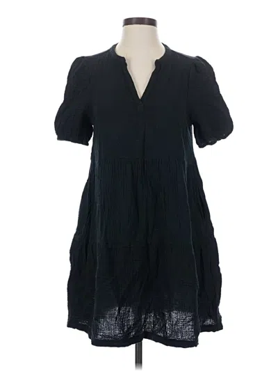 Pre-owned Marine Layer Casual Dress In Black