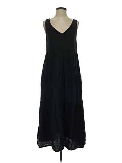 Pre-owned Marine Layer Casual Dress In Black
