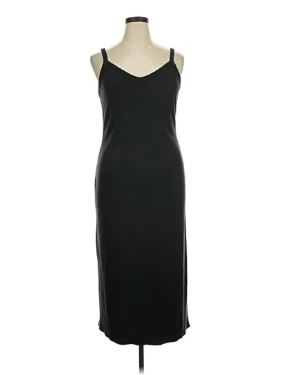 Pre-owned Marine Layer Casual Dress In Black