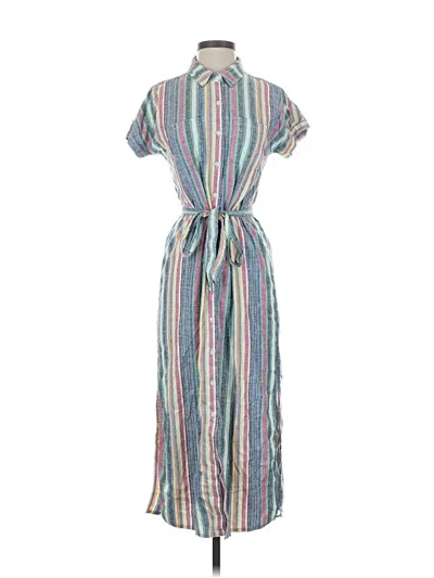 Pre-owned Marine Layer Casual Dress In Blue