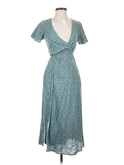 Pre-owned Marine Layer Casual Dress In Blue