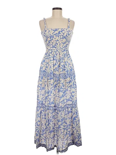 Pre-owned Marine Layer Casual Dress In Blue