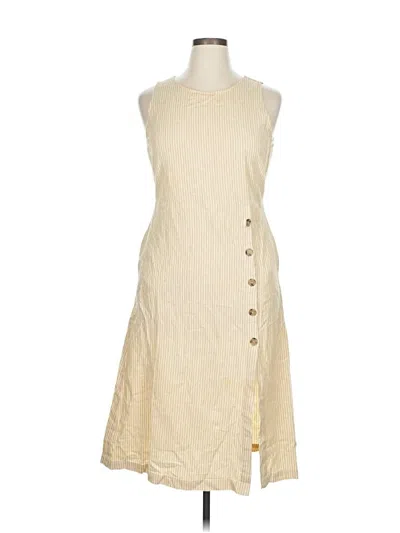 Pre-owned Marine Layer Casual Dress In Brown