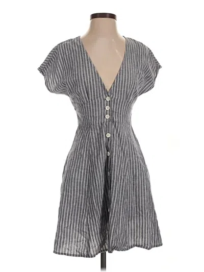 Pre-owned Marine Layer Casual Dress In Gray